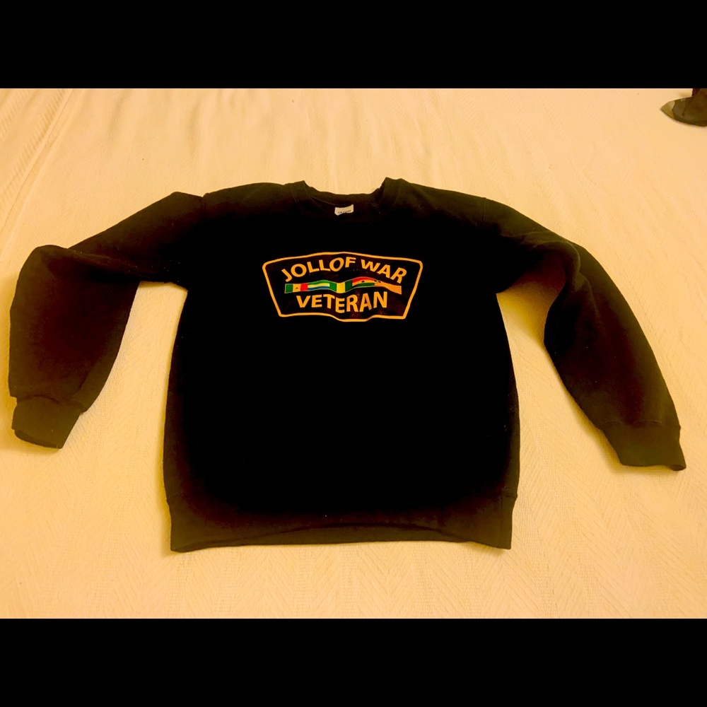 African Print Crewneck Print Sweater